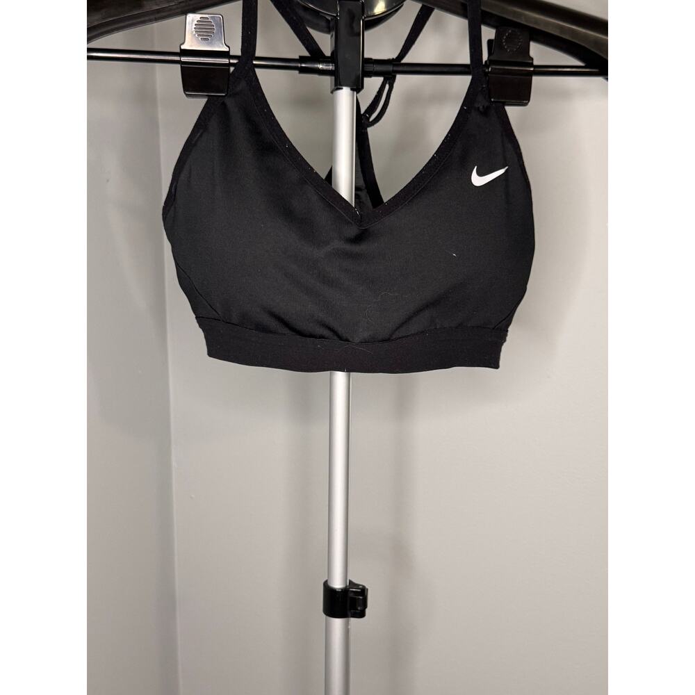 Nike Dri-FIT Women’s Black Sports Bra | Size M | Medium Support